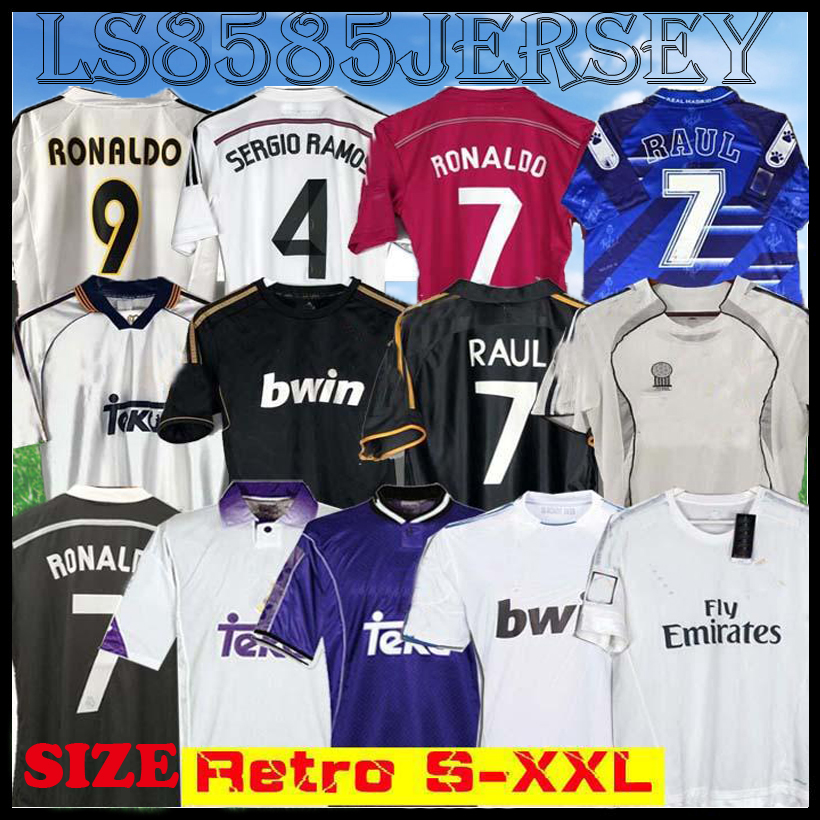 Retro Real Madrid 10 11 12 13 14 15 16 Soccer Jerseys GUTI Ramos McManaman RONALDO ZIDANE Beckham 06 07 RAUL 99 00 REDONDO 98 97 96 uniform, Black;yellow
Retro Real Madrid 10 11 12 13 14 15 16 Soccer Jerseys GUTI Ramos McManaman RONALDO ZIDANE Beckham 06 07 RAUL 99 00 REDONDO 98 97 96 uniform, Black;yellow