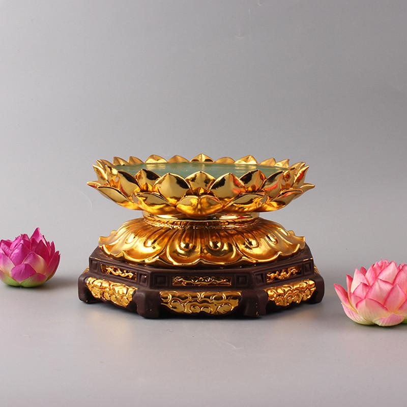 Buddha statue Guanyin Bodhisattva lotus base resin gold plated installed Buddha statue Crafts
Buddha statue Guanyin Bodhisattva lotus base resin gold plated installed Buddha statue Crafts