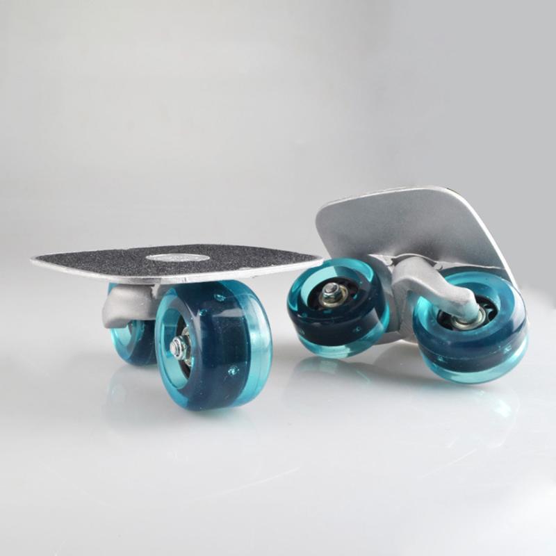 1 Pair Drift Board Portable Skateboard Driftboard for Freeline Roller Road Driftboard Skates Anti-Skid Skate Board Two PU Wheels, Black no flash
1 Pair Drift Board Portable Skateboard Driftboard for Freeline Roller Road Driftboard Skates Anti-Skid Skate Board Two PU Wheels, Black no flash