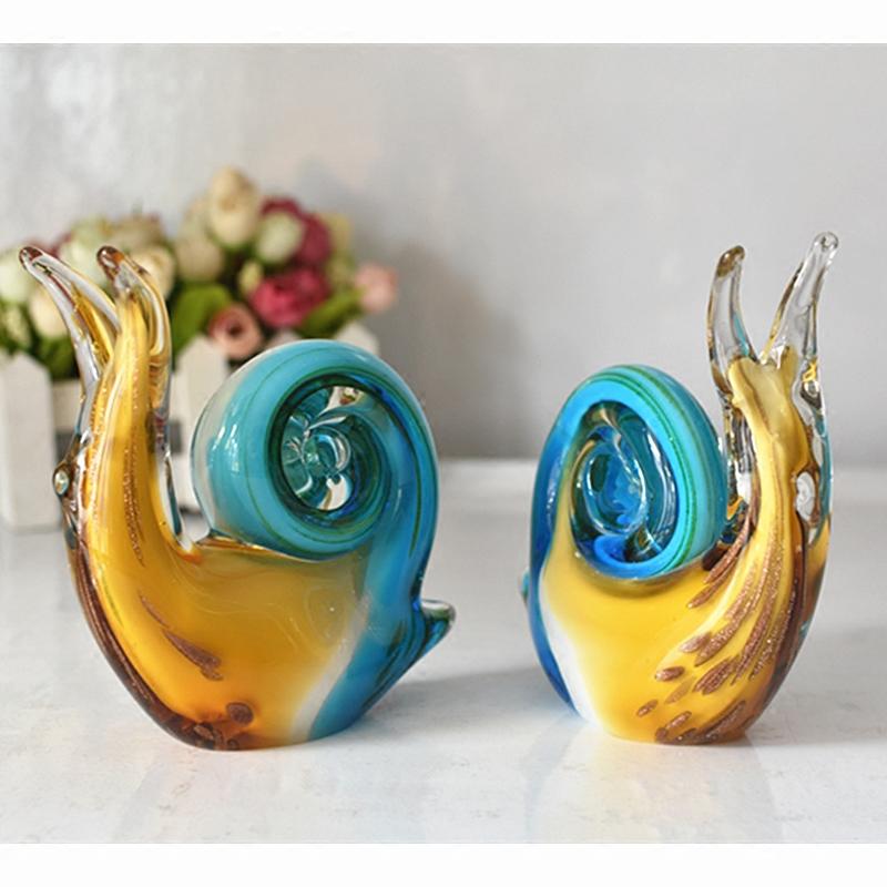 Colored glaze snail Crafts Living Room Desktop glass Ornaments Figurines nordic style Home Wedding Party Decor Gifts Souvenir
Colored glaze snail Crafts Living Room Desktop glass Ornaments Figurines nordic style Home Wedding Party Decor Gifts Souvenir