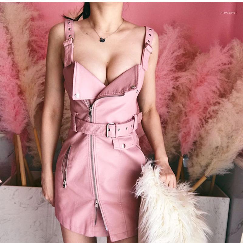 New Fashion PU Leather Dress Womens Mini Sexy Strap Dress Sash Zipper Winter Black Sundress Backless Gothic 20201
New Fashion PU Leather Dress Womens Mini Sexy Strap Dress Sash Zipper Winter Black Sundress Backless Gothic 20201