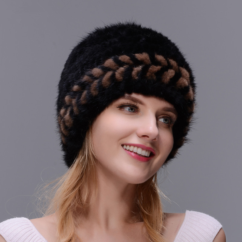 New Winter Style Real Natural Mink Fur Ear Hot For Women Two Colored Spiral Cloth Cap Hat, 001
New Winter Style Real Natural Mink Fur Ear Hot For Women Two Colored Spiral Cloth Cap Hat, 001