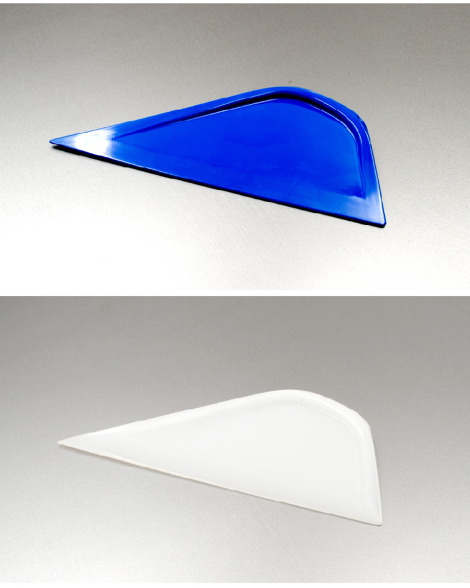 Little Foot Tint Squeegee, Soft Medium Hard 3 Hardness Card with Pointed Corner for Automotive Window Film Water Bubble Removal TM-171