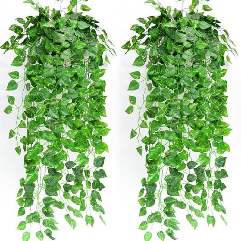 1Pcs Artificial Fake Hanging Vine Plant Leaves Garland Home Garden Wall Decoration Green, Sweet potato
1Pcs Artificial Fake Hanging Vine Plant Leaves Garland Home Garden Wall Decoration Green, Sweet potato