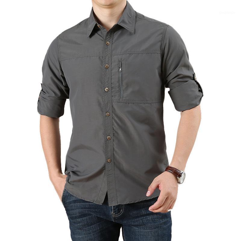Quick Dry Shirts Men Outdoor Breathable Long Sleeve Work Tops Male Loose Fishing Hiking Sports Plus 4XL CYF1041, Khaki
Quick Dry Shirts Men Outdoor Breathable Long Sleeve Work Tops Male Loose Fishing Hiking Sports Plus 4XL CYF1041, Khaki
