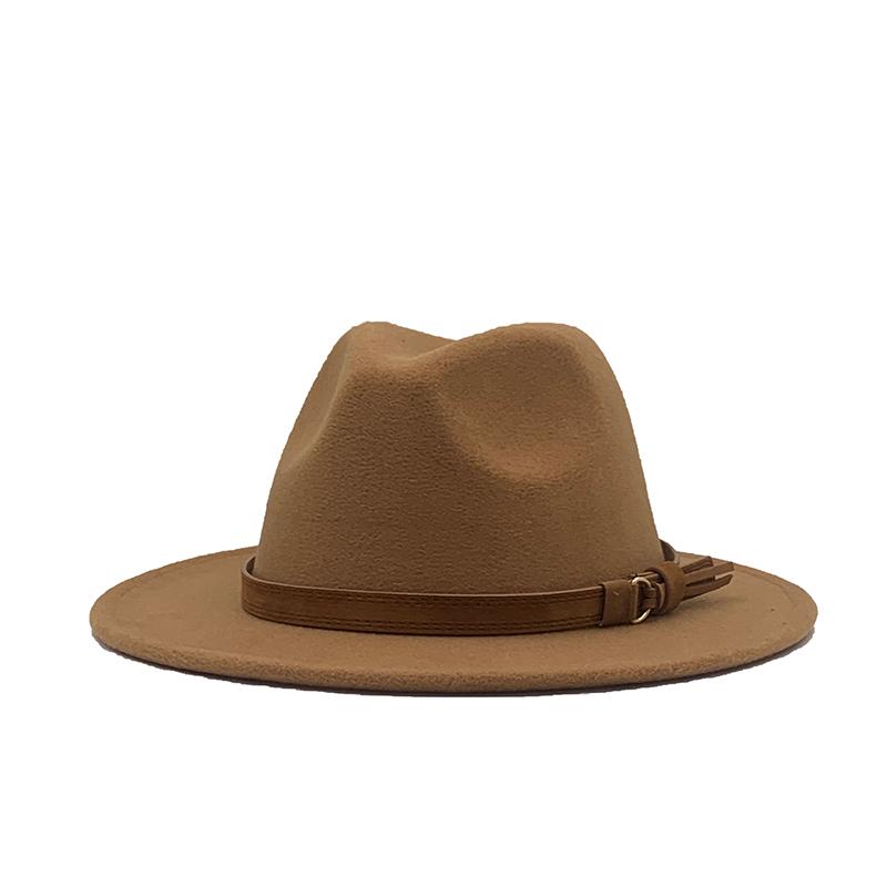 HOT 2020 Autumn Winter Black Wool Fedora Hat Wide Brim Women Faux Woolen Ladies Fedoras Jazz Hat Belt Caps Bowler Felt Hats
HOT 2020 Autumn Winter Black Wool Fedora Hat Wide Brim Women Faux Woolen Ladies Fedoras Jazz Hat Belt Caps Bowler Felt Hats