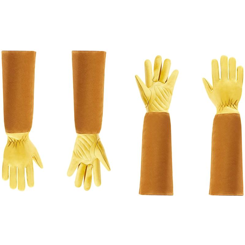 2 Pair Gardening Gloves for Women and Men Thron Proof Rose Pruning Cow Leather Gloves -M & L
2 Pair Gardening Gloves for Women and Men Thron Proof Rose Pruning Cow Leather Gloves -M & L