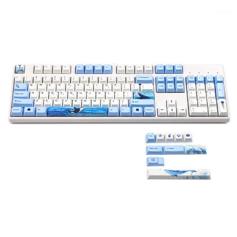 YMDK Cherry Profile 108 Five Sides Dye sublimation PBT KEYCAP For Standard ANSI MX Switches Mechanical Keyboard Cherry 3800 38501
YMDK Cherry Profile 108 Five Sides Dye sublimation PBT KEYCAP For Standard ANSI MX Switches Mechanical Keyboard Cherry 3800 38501