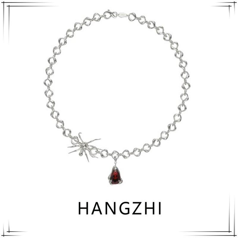HANGZHI 2021 New Exaggerate Spider Drop-shaped Red Zircon Pendant Choker Clavicle Chain Necklace for Women Girls Party Jewelry
HANGZHI 2021 New Exaggerate Spider Drop-shaped Red Zircon Pendant Choker Clavicle Chain Necklace for Women Girls Party Jewelry