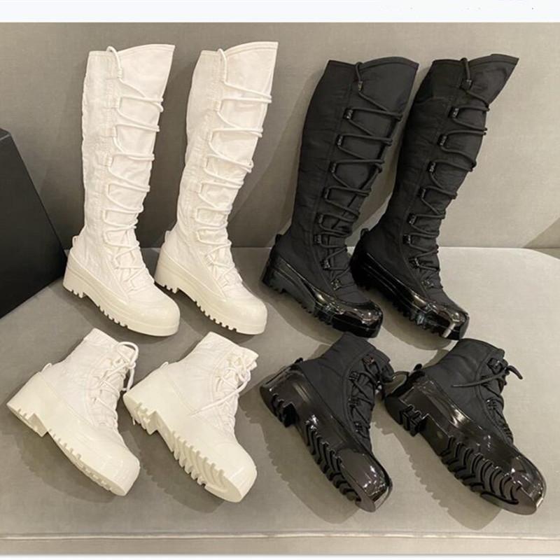 Platform Shoes Woman Cross-tied Boots Women Leather Zapatos De Mujer New Botas Mujer Knee Women Shoes Solid Thick Bottom 2020, As show
Platform Shoes Woman Cross-tied Boots Women Leather Zapatos De Mujer New Botas Mujer Knee Women Shoes Solid Thick Bottom 2020, As show