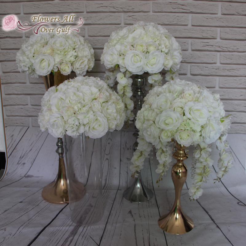 Artificial Flower Ball Centerpieces For Wedding Party Backdrop Decoration Use Ivory Rose And Hydrangeas, Without wisteria
Artificial Flower Ball Centerpieces For Wedding Party Backdrop Decoration Use Ivory Rose And Hydrangeas, Without wisteria