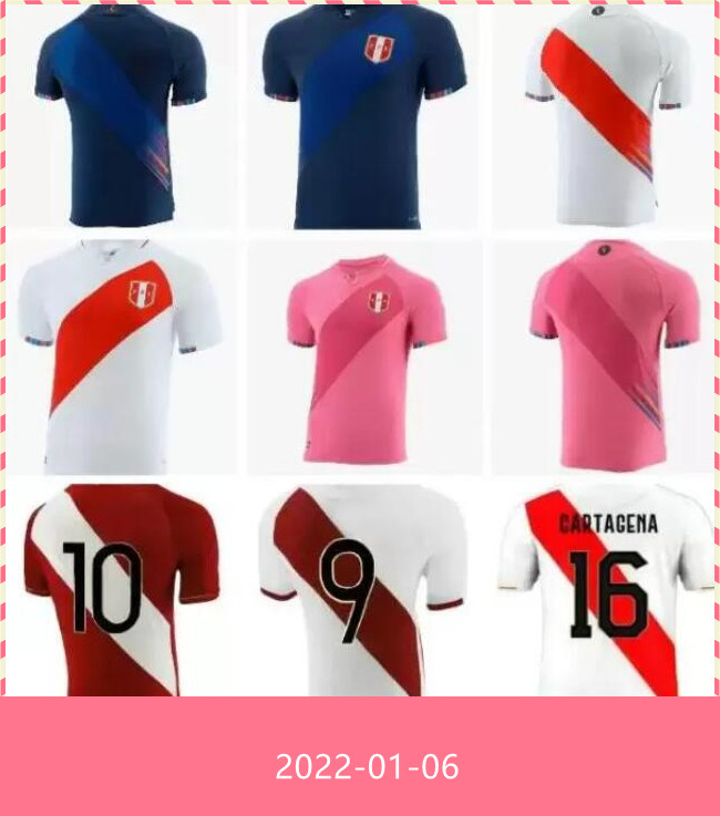 2021 2022 Peru Soccer Jersey 9 GUERRERO 10 FARFAN 8 CUEVA 20 FLORES 19 YOTUN TAPIA Peru Football Shirt Kits Uniform
2021 2022 Peru Soccer Jersey 9 GUERRERO 10 FARFAN 8 CUEVA 20 FLORES 19 YOTUN TAPIA Peru Football Shirt Kits Uniform