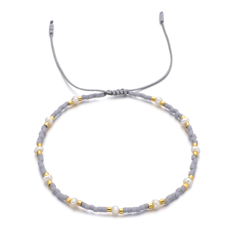 Japanese MIYUKI Glass Beads Pearl Strands Bracelet Classic Jewelry for Women Gift