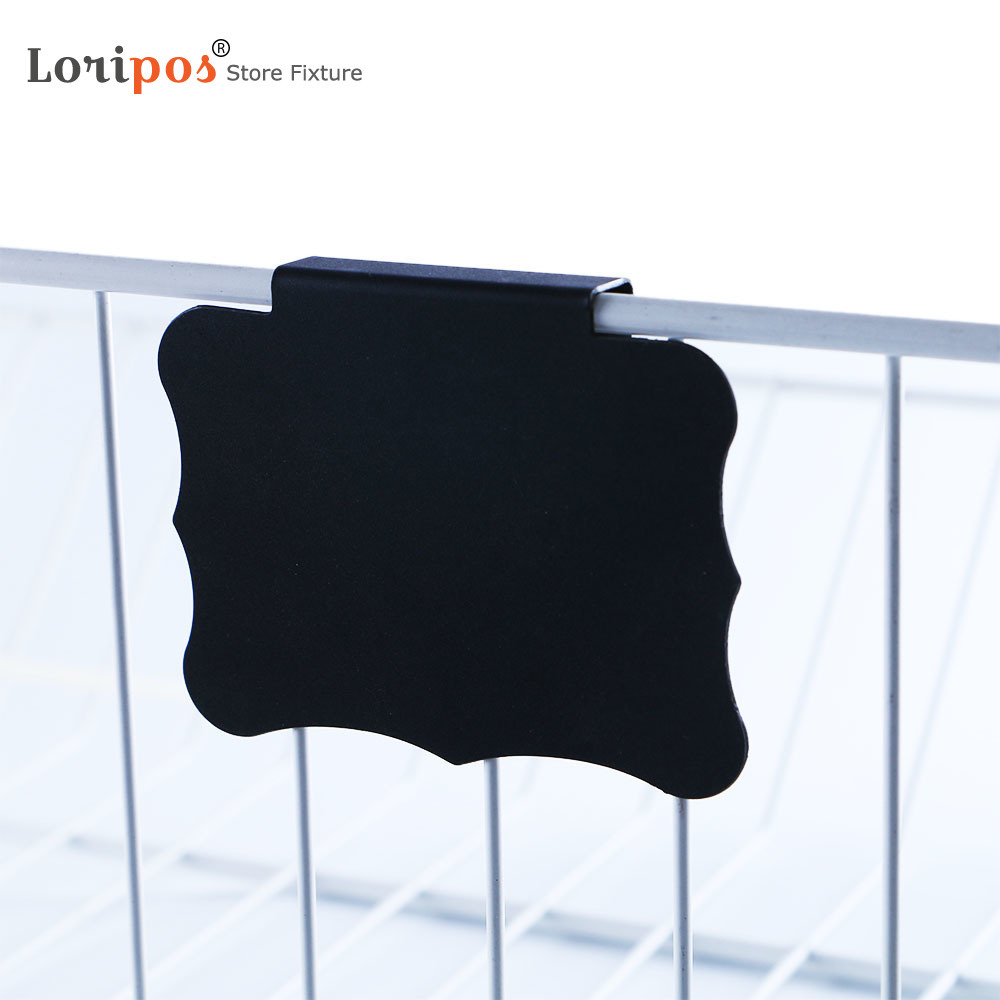 White Clip Label Holders Chalk Pen Chalkboard Labels Food Storage Classification Removable Metal Bin Clips| Loripos
