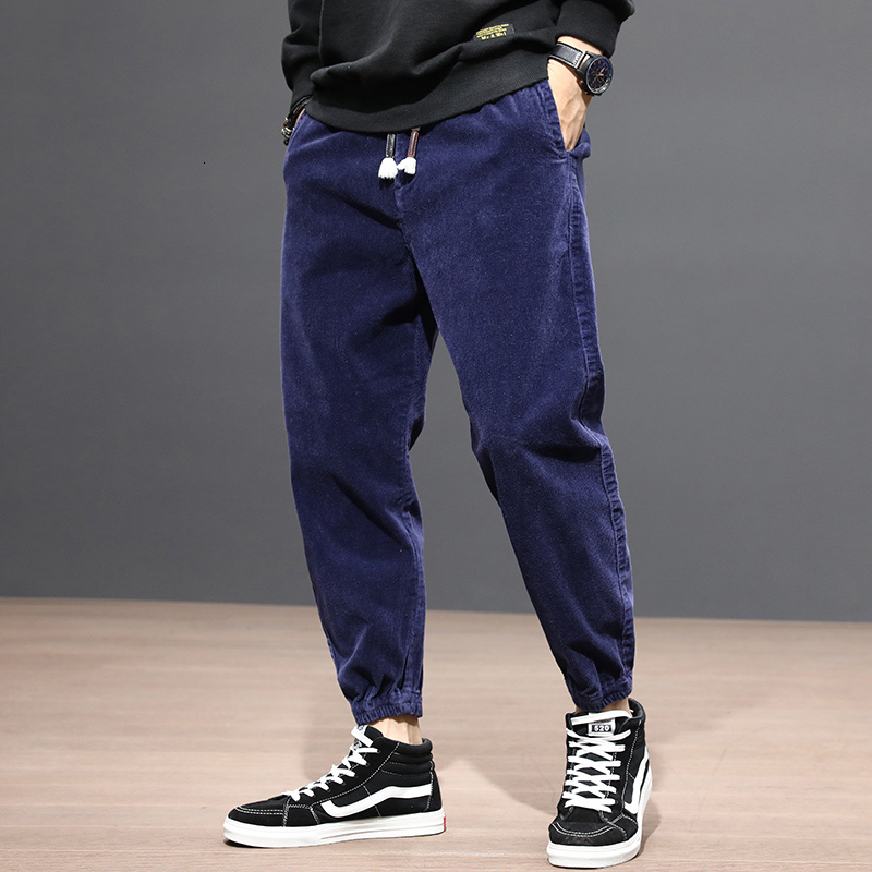 2021 New Autumn Newly Fashion Men Jeans Vintage Designer Elastic Casual Corduroy Cargo Pants Hip Hop Joggers Wide Leg Harem Trousers Gp5m, Green
2021 New Autumn Newly Fashion Men Jeans Vintage Designer Elastic Casual Corduroy Cargo Pants Hip Hop Joggers Wide Leg Harem Trousers Gp5m, Green