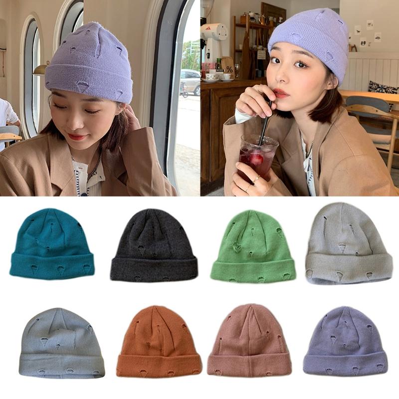 Women Men Winter Knitted Cuffed Beanie Hat Solid Color Harajuku Hip Hop Vintage Ripped Distressed Short Melon Skull Cap, Black
Women Men Winter Knitted Cuffed Beanie Hat Solid Color Harajuku Hip Hop Vintage Ripped Distressed Short Melon Skull Cap, Black