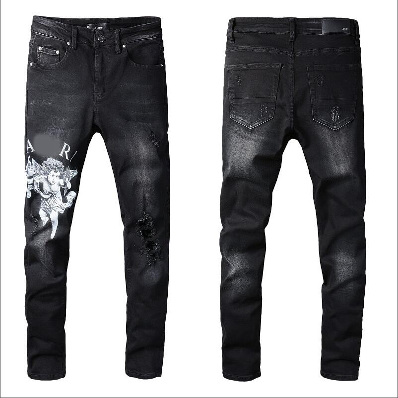 Mens Plated Ripped Blue Skinny Jeans Fashion Designer Distressed Slim Fit Motorcycle Biker Hole Beggar Hip Hop Denim Pants #035 Best quality, Black
Mens Plated Ripped Blue Skinny Jeans Fashion Designer Distressed Slim Fit Motorcycle Biker Hole Beggar Hip Hop Denim Pants #035 Best quality, Black