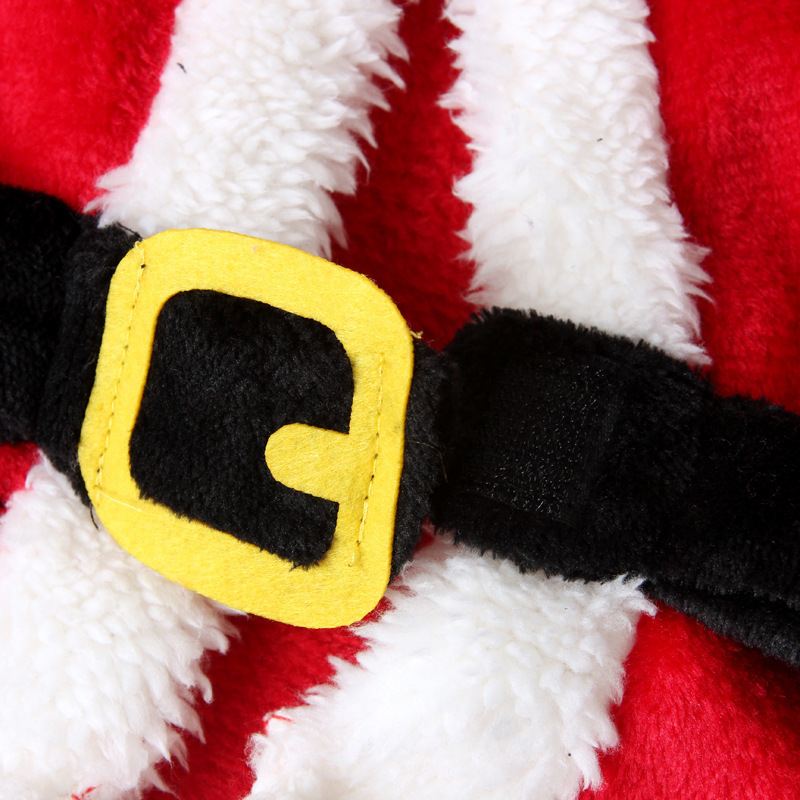 4PCS/3-24Months/Christmas Santa Claus Outfit Newborn Clothing Sets Winter Fleece Tops+Pants+Hats+Socks Baby Boys Clothes BC1035 LJ201023