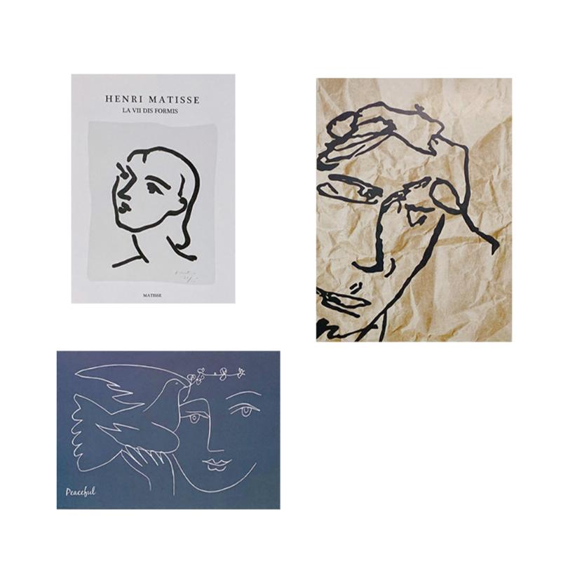 3 Pcs Decorative Picasso Art Painting Wall Decoration Background Photo Simple Style Abstract Portrait Card Oil Painting
3 Pcs Decorative Picasso Art Painting Wall Decoration Background Photo Simple Style Abstract Portrait Card Oil Painting