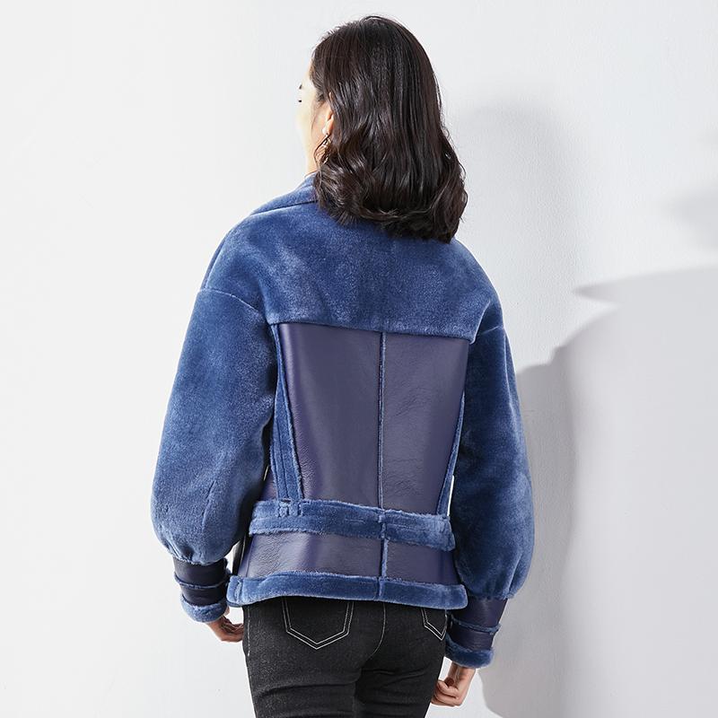 Warm Fashion Spring Autumn New Thicken Long sleeves V-Neck Pockets Zipper High quality Loose Coat Female Leather coat CY517, Blue
Warm Fashion Spring Autumn New Thicken Long sleeves V-Neck Pockets Zipper High quality Loose Coat Female Leather coat CY517, Blue