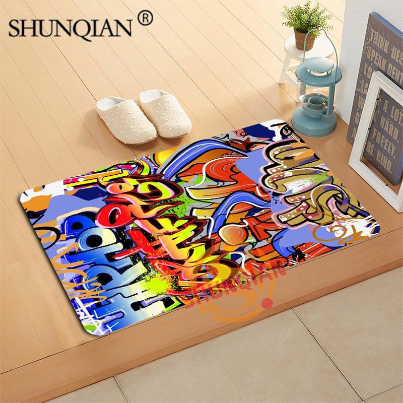 Graffiti Art Doormat Custom Your Mats Print slip-resistant Door Mat Floor Bedroom Living Room Rugs 40x60cm 50x80cm 
Graffiti Art Doormat Custom Your Mats Print slip-resistant Door Mat Floor Bedroom Living Room Rugs 40x60cm 50x80cm