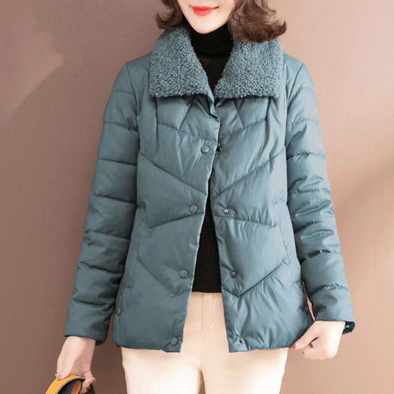 2021 Cotton-quilted Garments New Winter Fashion for Woman Cotton Wool Quilted Woman's Clothing Short Overcoat T2EZ, Blue.
2021 Cotton-quilted Garments New Winter Fashion for Woman Cotton Wool Quilted Woman's Clothing Short Overcoat T2EZ, Blue.