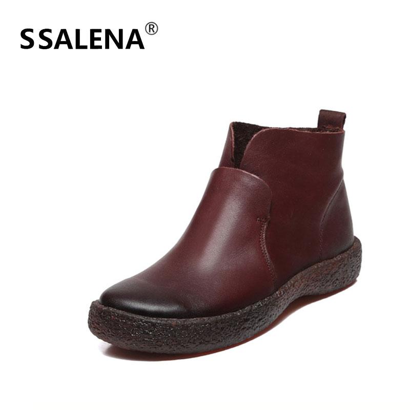 Women Round Head Thick Bottom Boots Ladies Wearable Slip On Comfort Ankle Boot Female Casual Fashion Leather Shoes 60553, Black
Women Round Head Thick Bottom Boots Ladies Wearable Slip On Comfort Ankle Boot Female Casual Fashion Leather Shoes 60553, Black