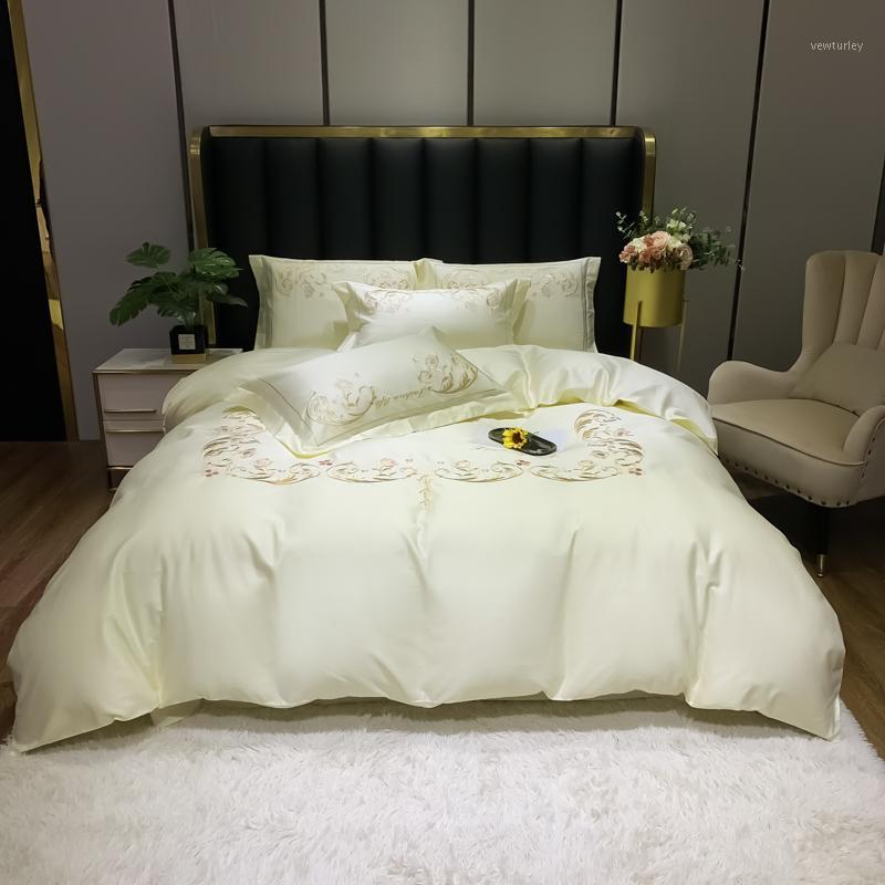 Luxury Milky White 60S Cotton Embroidery Duvet Cover Bed Linen Fitted Sheet Pillowcases Bedclothes Home Textiles King Queen1
Luxury Milky White 60S Cotton Embroidery Duvet Cover Bed Linen Fitted Sheet Pillowcases Bedclothes Home Textiles King Queen1