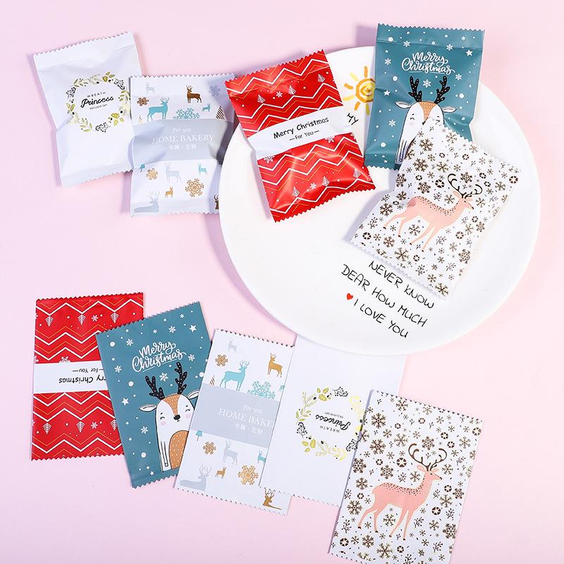 100pcs Cartoon Cute Christmas Theme Snowflake Crispy Wrapping Bags Xmas Handmade Bakery Nougat Biscuit Party Gift Packaging Bag
100pcs Cartoon Cute Christmas Theme Snowflake Crispy Wrapping Bags Xmas Handmade Bakery Nougat Biscuit Party Gift Packaging Bag