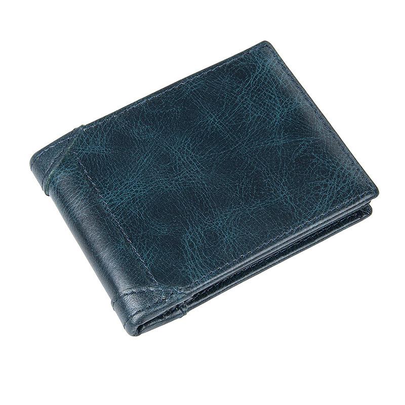 Retro Business Short Wallet RFID Anti-scanning Card Case for Men's ID Card Case, Blue
Retro Business Short Wallet RFID Anti-scanning Card Case for Men's ID Card Case, Blue