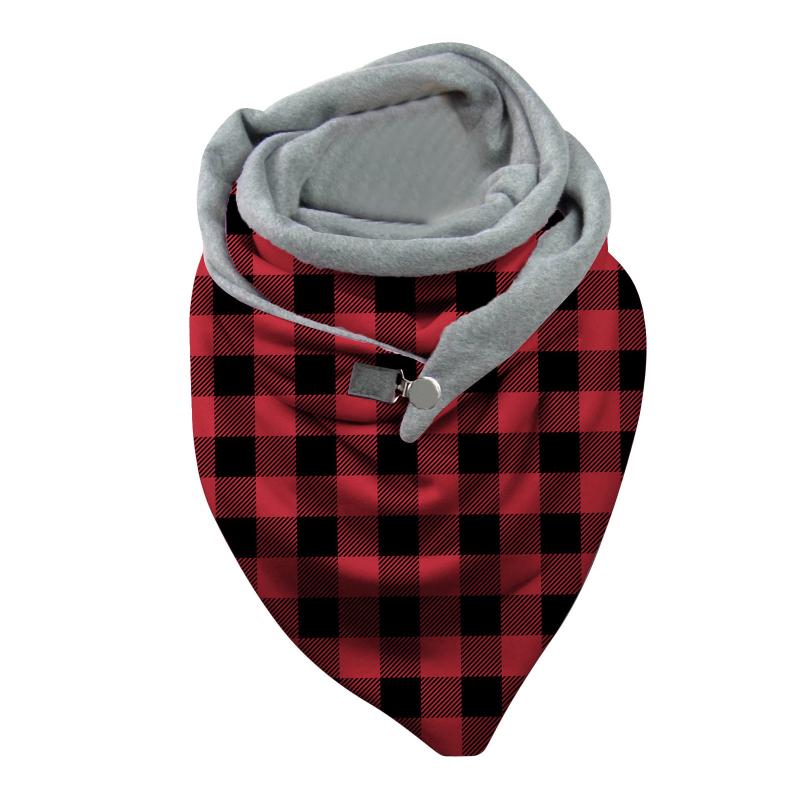 Fashion Scarf Winter Women Scarves Christmas Plaid Print Wraps Button Soft Wrap Casual Warm Scarves Shawls Neck Bandana
Fashion Scarf Winter Women Scarves Christmas Plaid Print Wraps Button Soft Wrap Casual Warm Scarves Shawls Neck Bandana