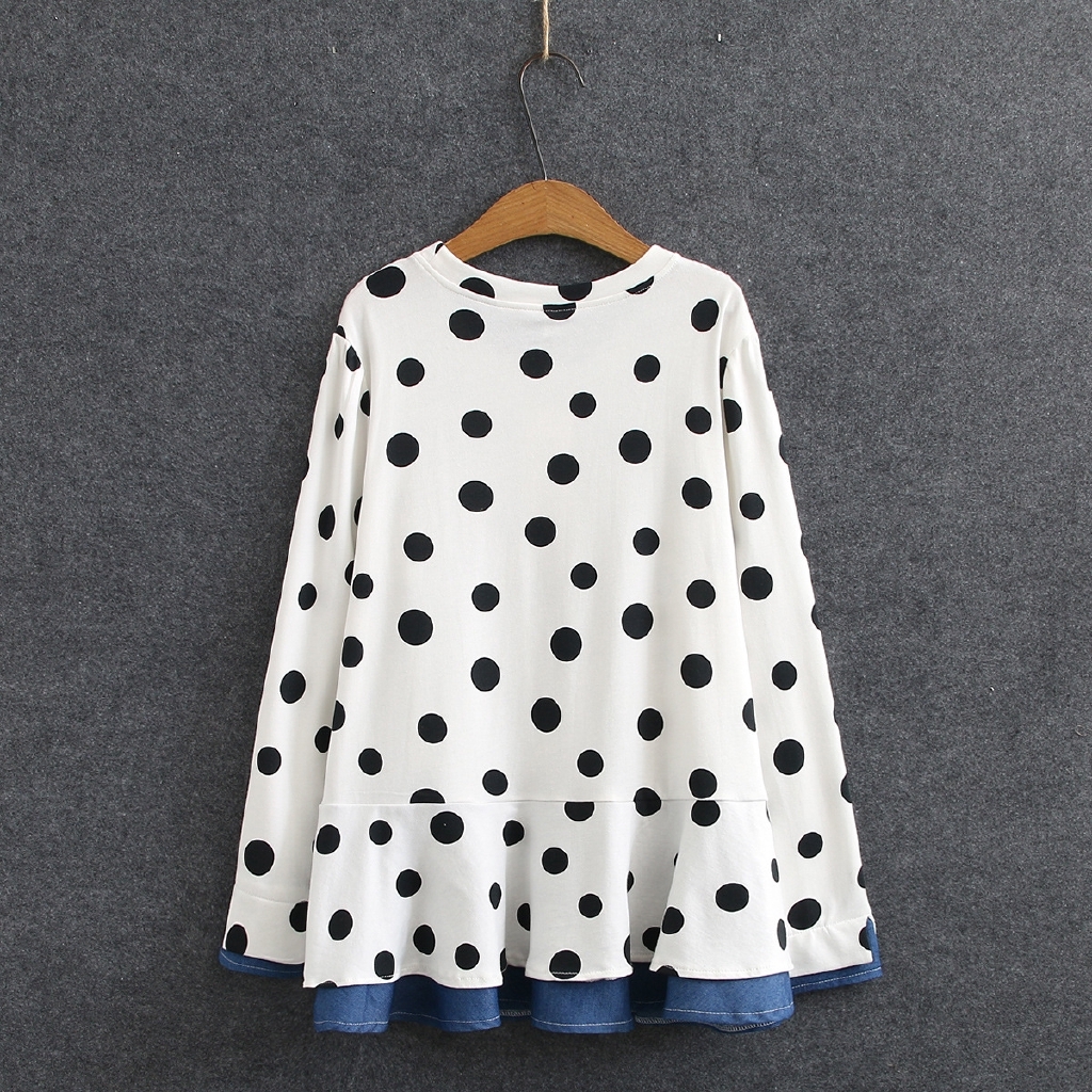 Polka More Size Dot Printed Tshirts Sleeves Long Autumn New Large Tops 4oub, Network
Polka More Size Dot Printed Tshirts Sleeves Long Autumn New Large Tops 4oub, Network