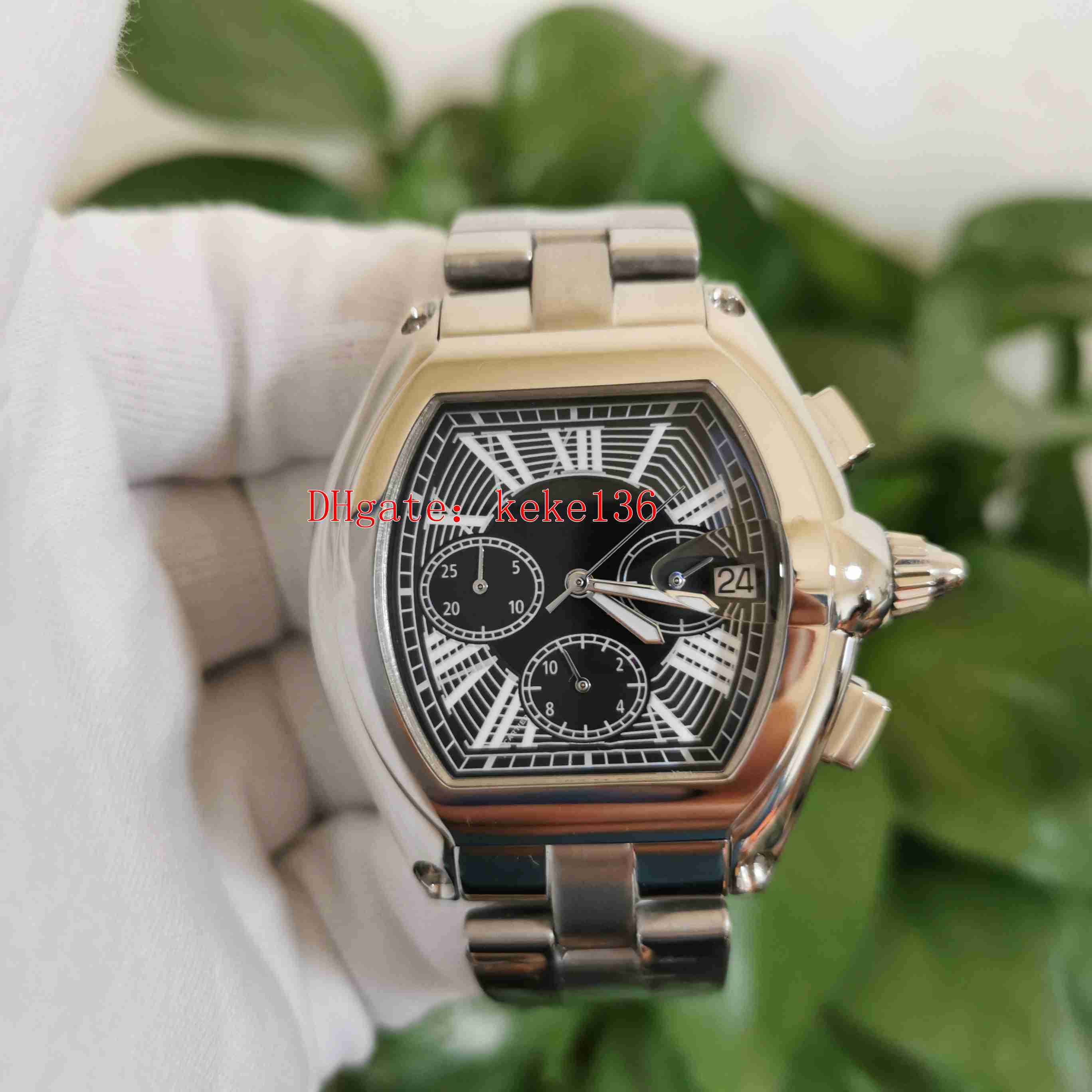 Excellent High Quality watch Watches 47mm Roadster W62019X6 Stainless Steel 316L Black Dial Sapphire VK Quartz Chronograph Working Mens Men Wristwatches, No box papers
Excellent High Quality watch Watches 47mm Roadster W62019X6 Stainless Steel 316L Black Dial Sapphire VK Quartz Chronograph Working Mens Men Wristwatches, No box papers