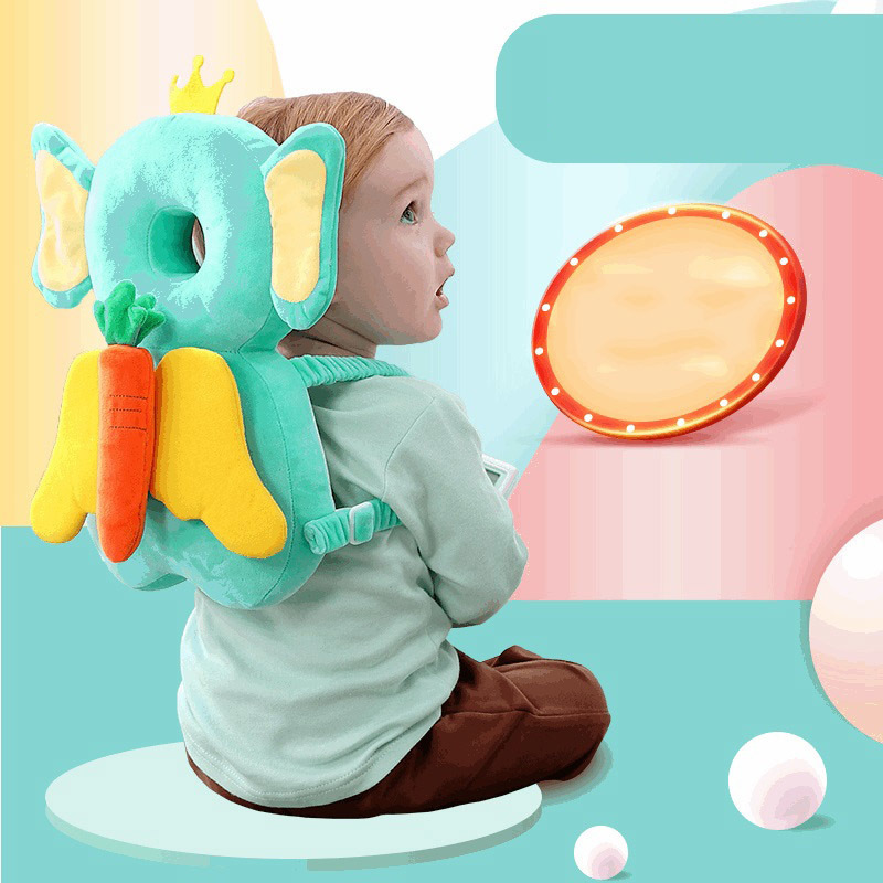 New Vocal Baby Toddler Anti-Fall Pillow Children Headrest Anti-Collision Protection Pad Safety Helmet Resistance Cushion LJ201014