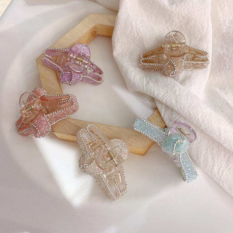 New Hair Accessories Women Hair Headwear Rhinestone Pearl Hairpin Crystal Twist Clip 7 Colors Big Barrette Crab
New Hair Accessories Women Hair Headwear Rhinestone Pearl Hairpin Crystal Twist Clip 7 Colors Big Barrette Crab