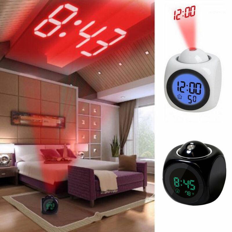 Black / White Multifunction Digital Alarm Clock With LED Voice Prompt Talking Projection Function Desk Clock1
Black / White Multifunction Digital Alarm Clock With LED Voice Prompt Talking Projection Function Desk Clock1