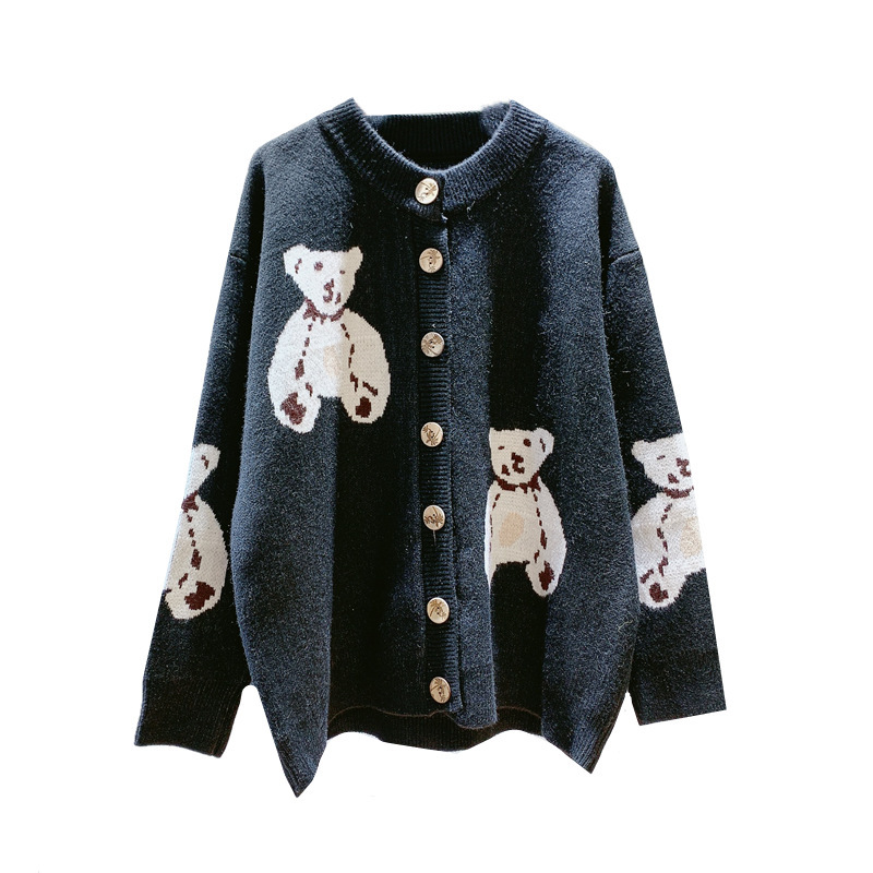 2021 Cardigan Kawaii Female Sweater Cute Cartoon Jacket Bear Impression Korean Mesh Sweet Girls Loose Cardigans L6em, Games
2021 Cardigan Kawaii Female Sweater Cute Cartoon Jacket Bear Impression Korean Mesh Sweet Girls Loose Cardigans L6em, Games
