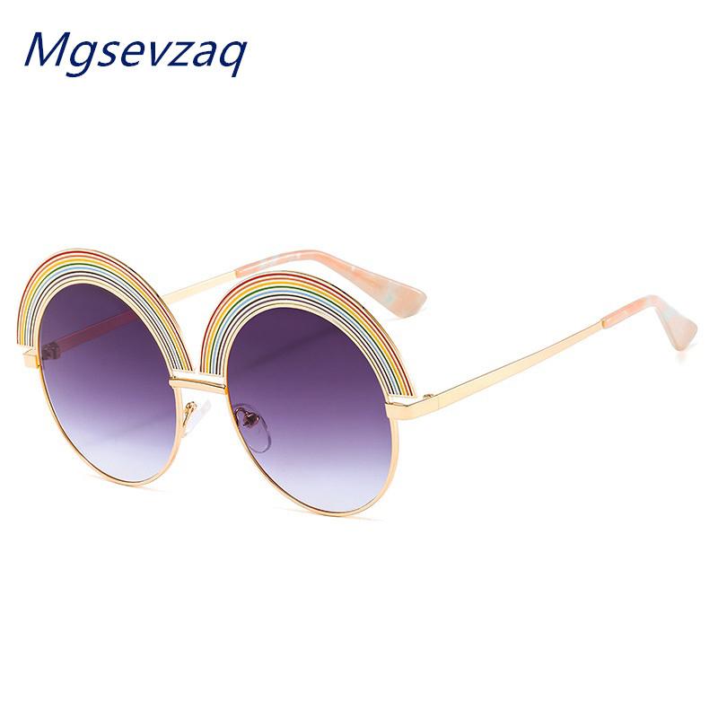 Sunglasses 2021 Metal Rainbow Big Frame Personality Classic Ladies Fashion Colorful High Quality UV400 Round
Sunglasses 2021 Metal Rainbow Big Frame Personality Classic Ladies Fashion Colorful High Quality UV400 Round