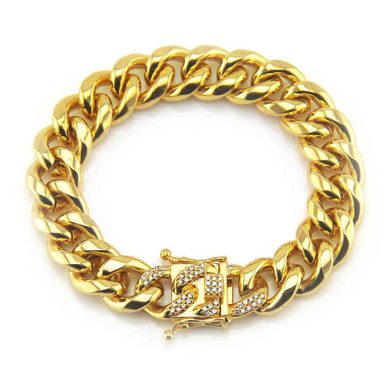 Hot selling Bracelet hip hop men's locomotive domineering inlaid with Diamond Fashion 14K hand accsori, Gold
Hot selling Bracelet hip hop men's locomotive domineering inlaid with Diamond Fashion 14K hand accsori, Gold