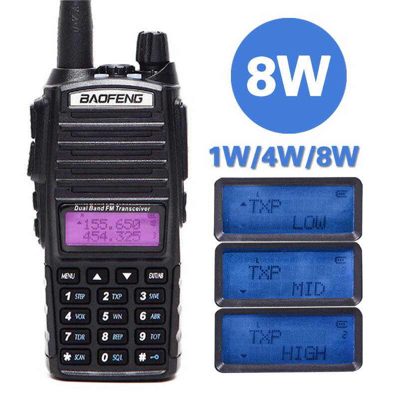 Baofeng UV-82 Plus Portable 8W Walkie Talkie Dual Band VHF UHF Handheld Transceiver CB Radio Ham Two Way Radio UV82 For Hiking
Baofeng UV-82 Plus Portable 8W Walkie Talkie Dual Band VHF UHF Handheld Transceiver CB Radio Ham Two Way Radio UV82 For Hiking
