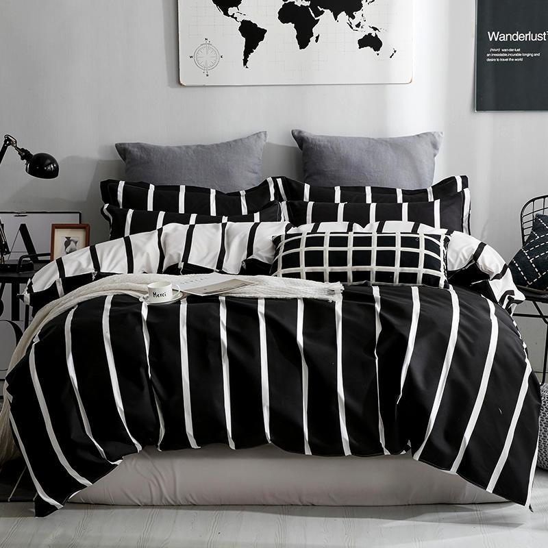4pcs Bedding Set Striped Bed Linen Euro Printed Flat Sheet Princess Bedspread Bed Cover Duvet Cover Set King Queen Size
4pcs Bedding Set Striped Bed Linen Euro Printed Flat Sheet Princess Bedspread Bed Cover Duvet Cover Set King Queen Size
