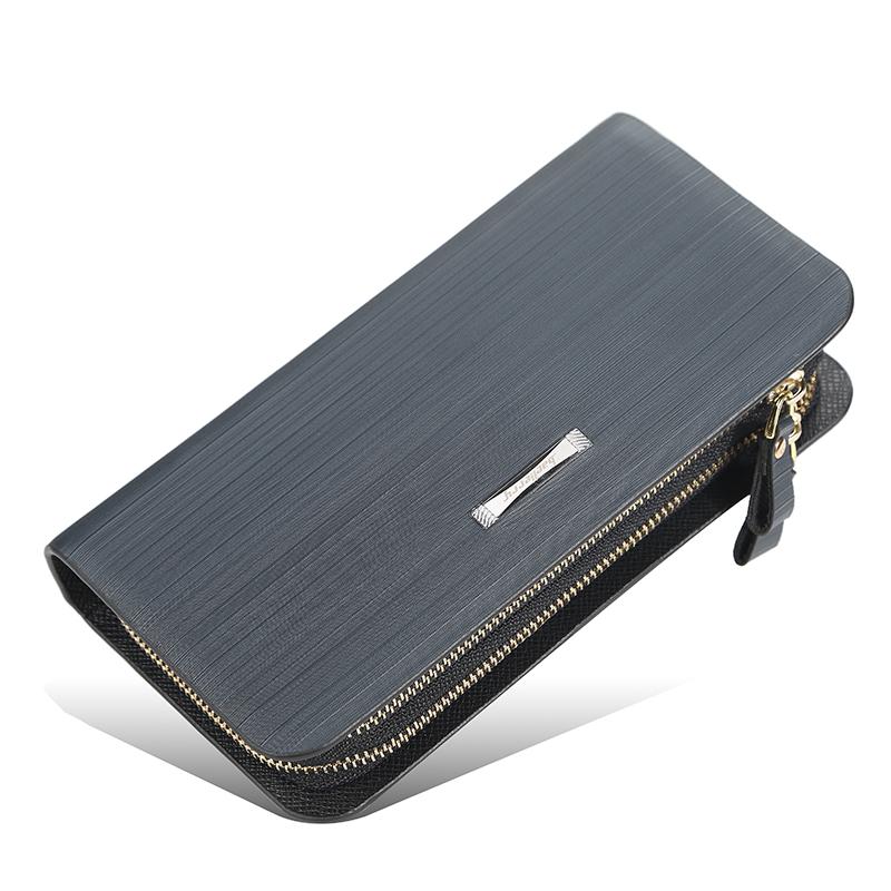 Men hold bags in hand, large-capacity handbags, fashion and leisure double zipper wallets, Black 
Men hold bags in hand, large-capacity handbags, fashion and leisure double zipper wallets, Black