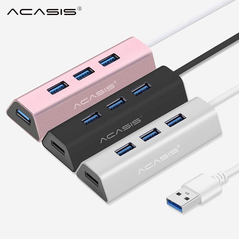 Acasis USB Hub 3.0 4 Port Multi USB 3.0 Hub Aluminum 3,0 With Power Adapter Splitter for PC Computer Accessories#251
Acasis USB Hub 3.0 4 Port Multi USB 3.0 Hub Aluminum 3,0 With Power Adapter Splitter for PC Computer Accessories#251