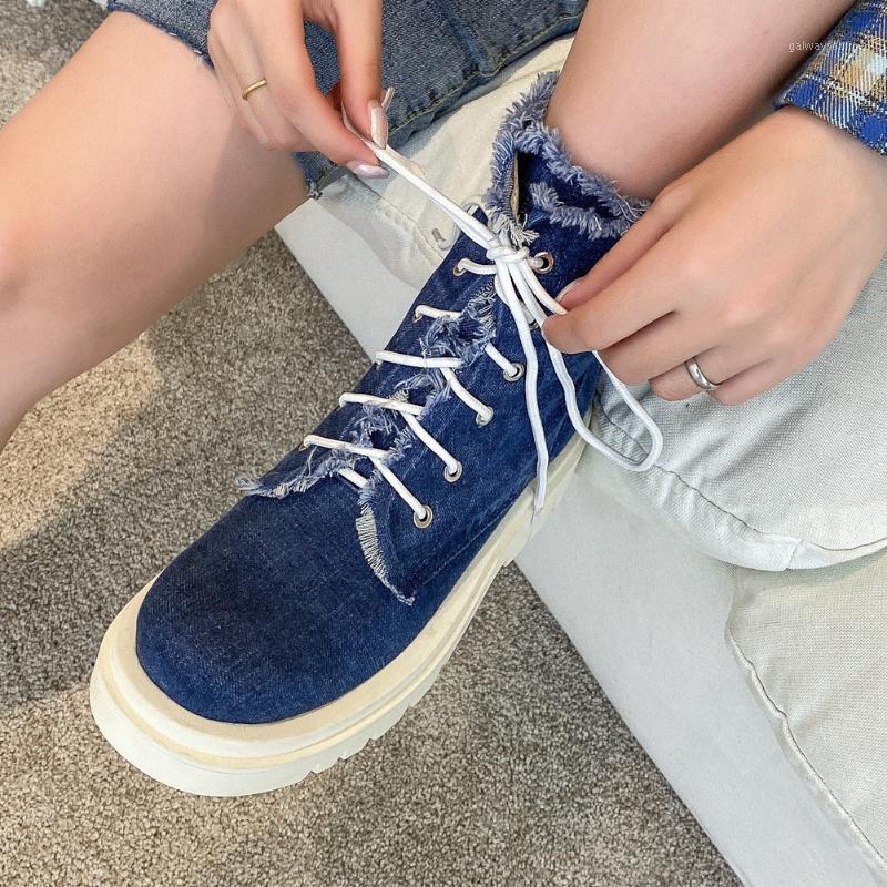 DORATASIA new fashion ladies denim ankle boots 2020 autumn casual daily boots women platform chunky heels shoes woman1, Dark blue fur
DORATASIA new fashion ladies denim ankle boots 2020 autumn casual daily boots women platform chunky heels shoes woman1, Dark blue fur