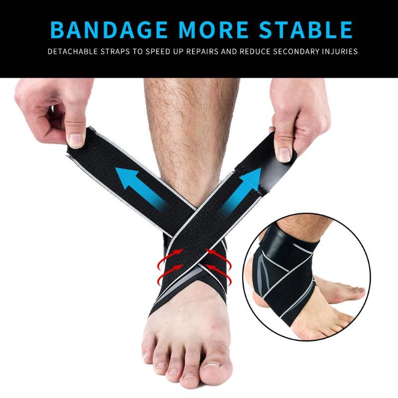 Sport Ankle Support Brace Elastic Protect Guard Band Safety Ankle Support Sleeve For Basketball Fitness Recovery Foot Heel Wrap, Left s
Sport Ankle Support Brace Elastic Protect Guard Band Safety Ankle Support Sleeve For Basketball Fitness Recovery Foot Heel Wrap, Left s