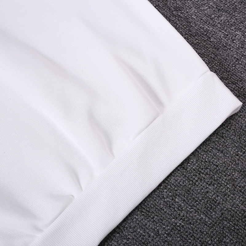 New Breathable Quick Dry sweater men solid color white long sleeve hoodless O-Neck pullover mens sweaters 201105