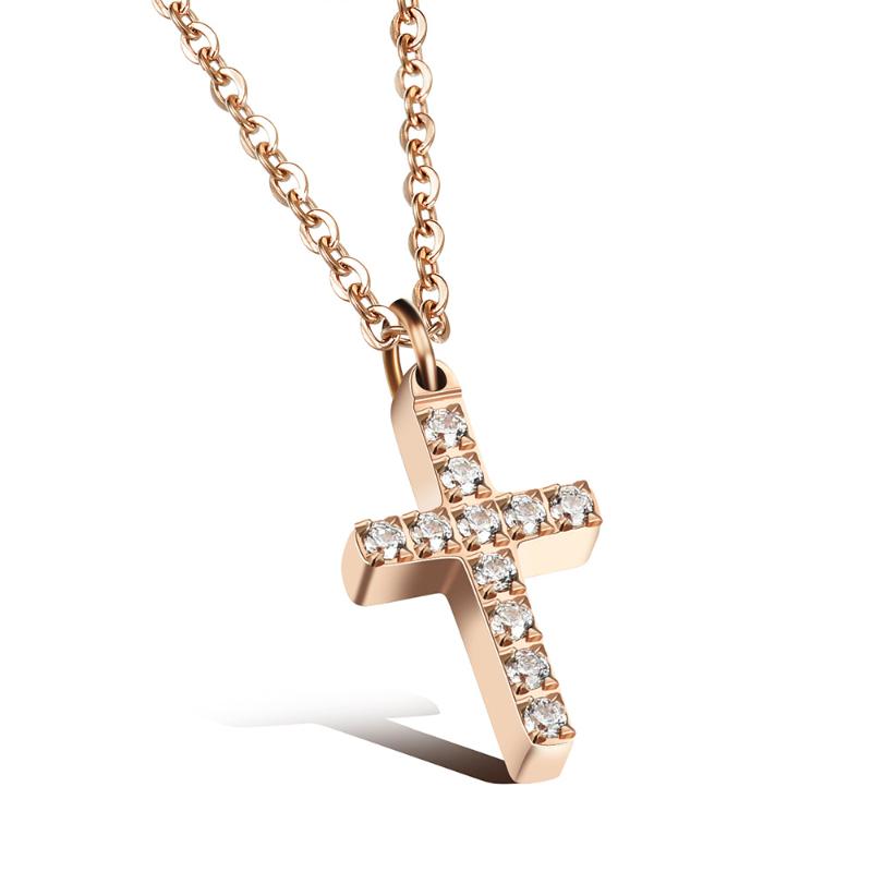 Retro Cross Unisex Pendant Necklace Classic 316L Stainless Steel With Cubic Zirconia Women Men Jewelry 2 Colors N17067
Retro Cross Unisex Pendant Necklace Classic 316L Stainless Steel With Cubic Zirconia Women Men Jewelry 2 Colors N17067