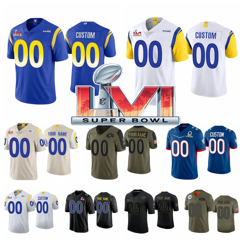 Los''Angeless''Rams''Men Super football Bowl LVI Custom White 100th Season Limited Women Yoouth Salute to Service Jersey S-5XL
Los''Angeless''Rams''Men Super football Bowl LVI Custom White 100th Season Limited Women Yoouth Salute to Service Jersey S-5XL
