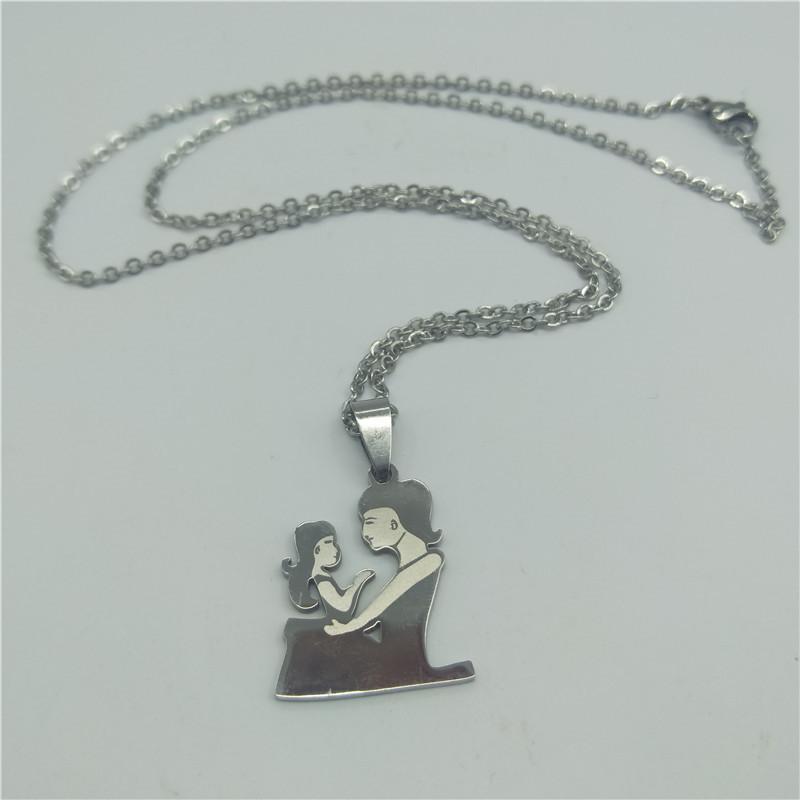 Pendant Necklaces Mother And Daughter Necklace Stainless Steel Mom Gift Jewelry Women
Pendant Necklaces Mother And Daughter Necklace Stainless Steel Mom Gift Jewelry Women