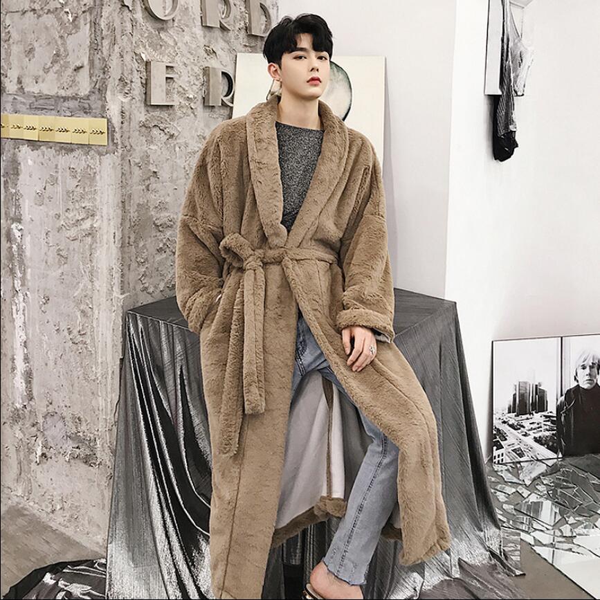 2020 on New Winter the Knee Super Long Male Youth Thick Fashion Windbreaker Loose Fur Coat Gmco, Brown
2020 on New Winter the Knee Super Long Male Youth Thick Fashion Windbreaker Loose Fur Coat Gmco, Brown